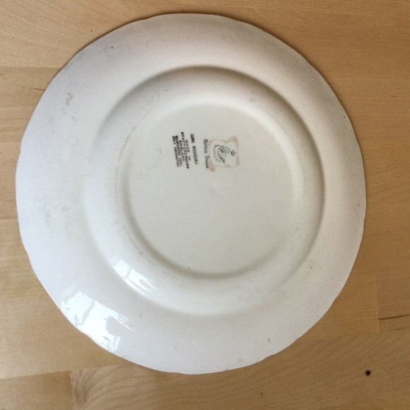 ROYAL Swan Staffordshire England VINTAGE Plate - Picture 3 of 3